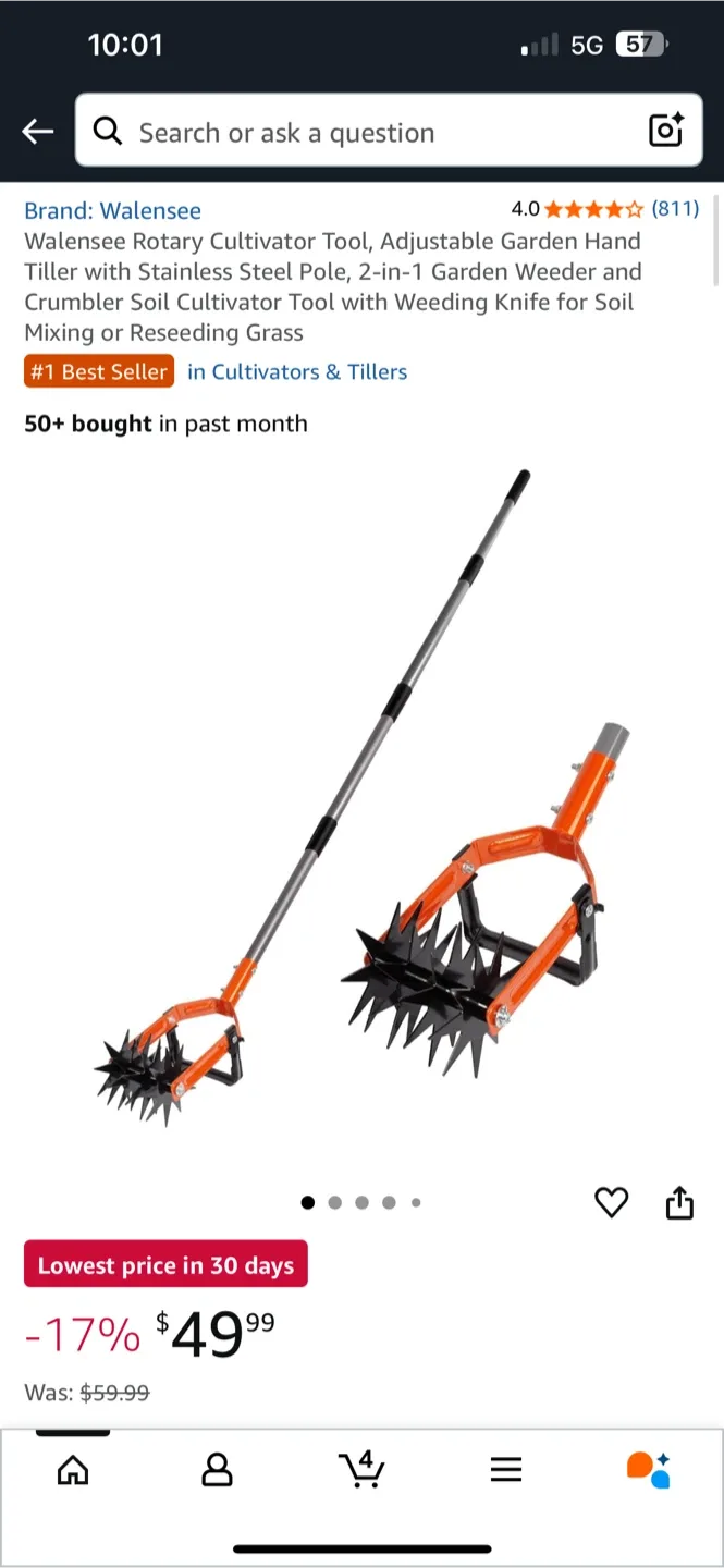 Walensee Rotary Soil Cultivator - New in Box thumbnail