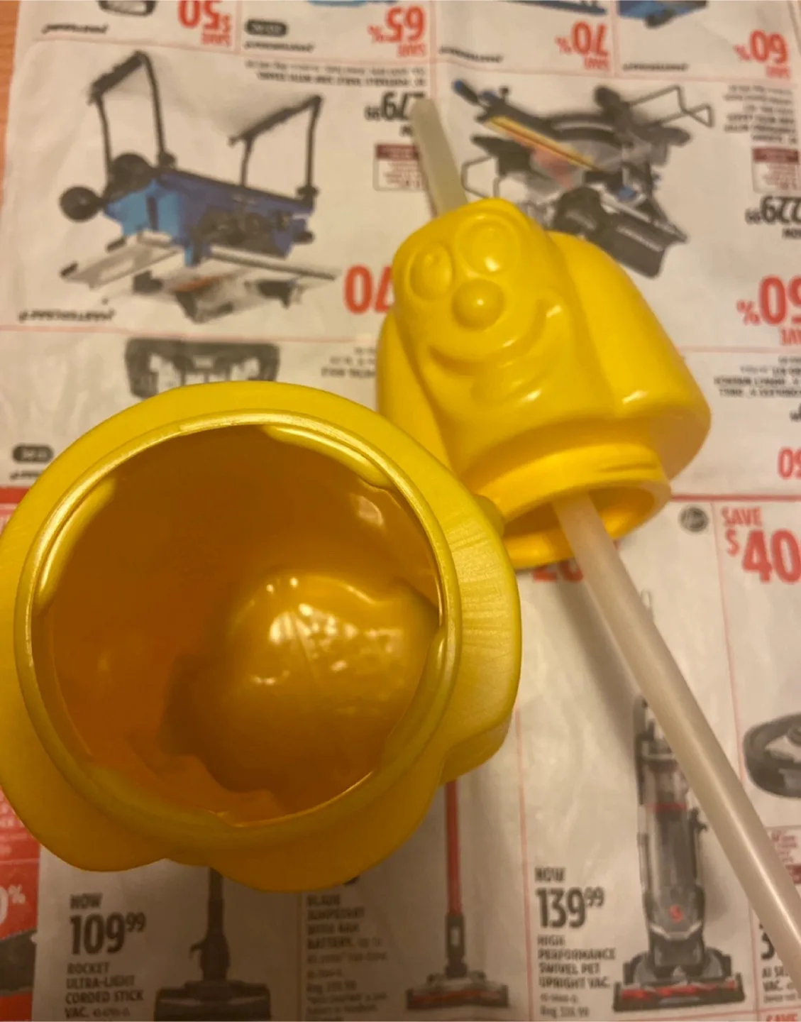 Yellow Character Sippy Cup with Straw thumbnail