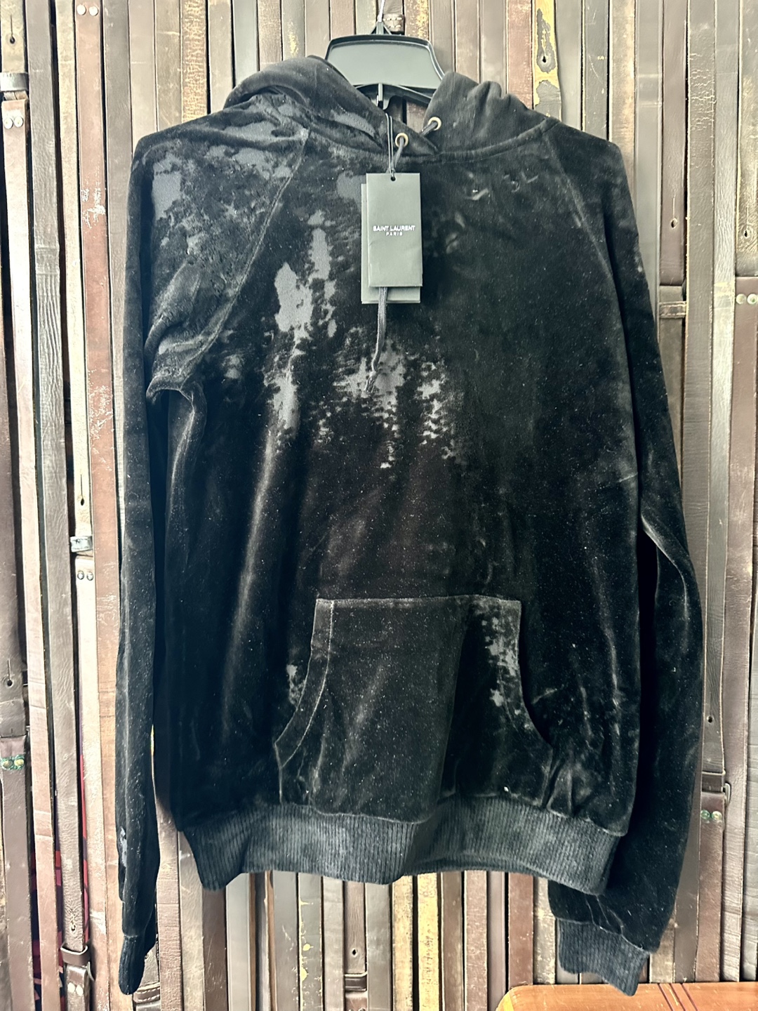 Saint Laurent Hoodie Black Size SL original $1350