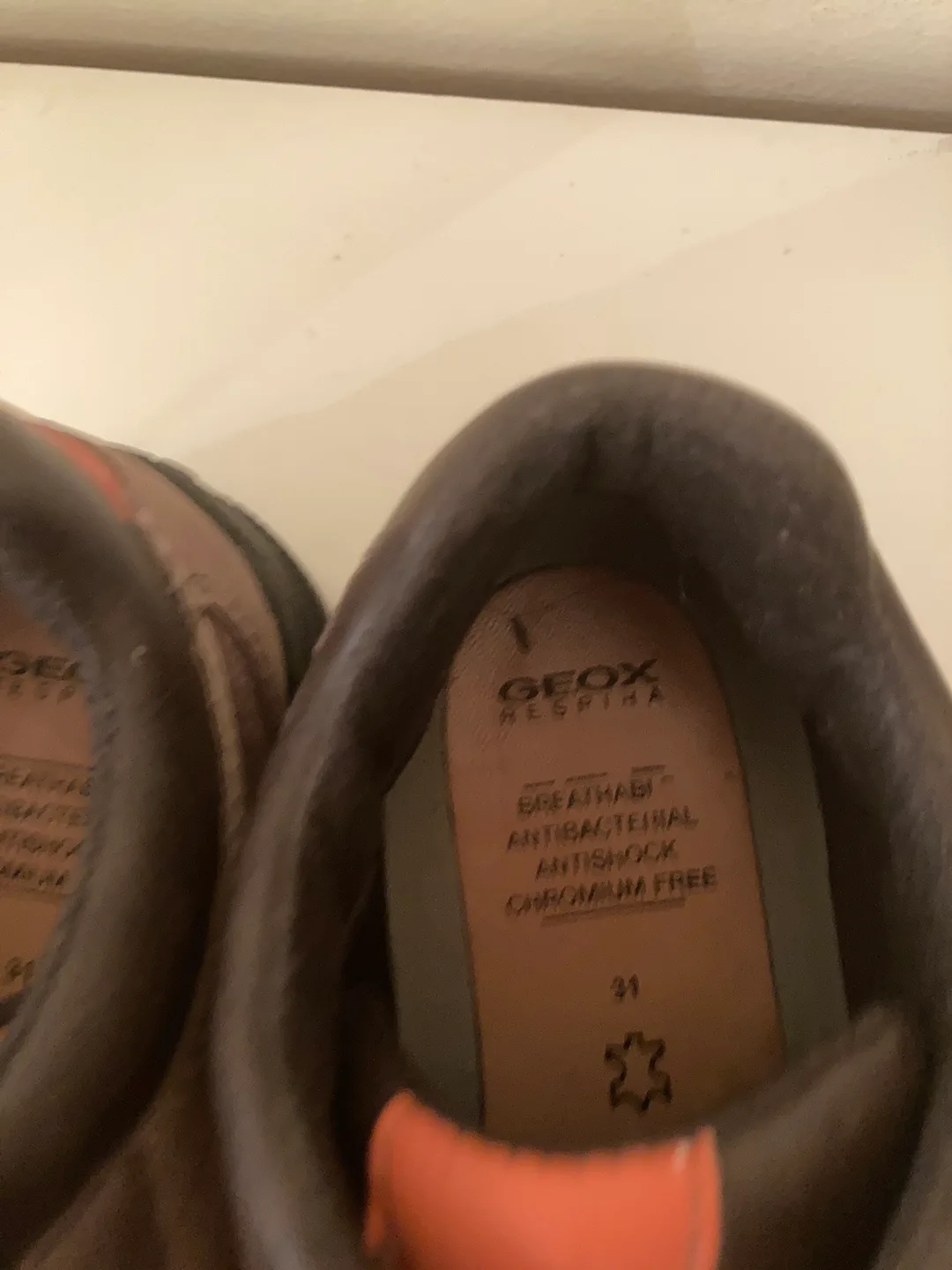 Geox leather Toddler Shoes Size 13 Brown image indicator(3)