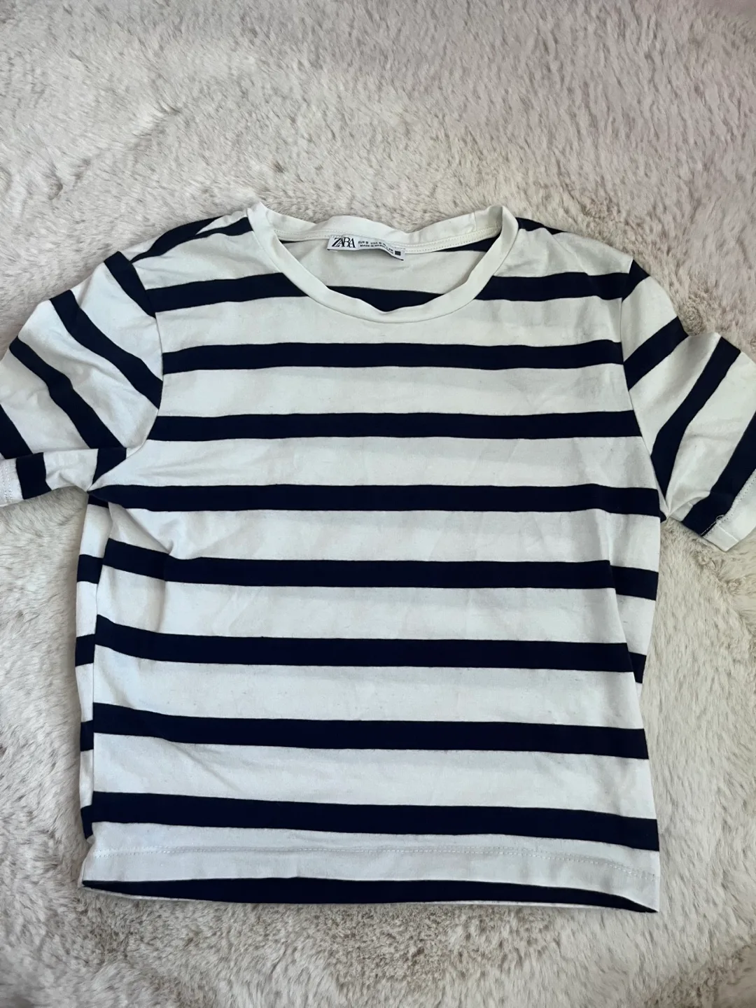 Zara Striped T-Shirt - Size Small thumbnail