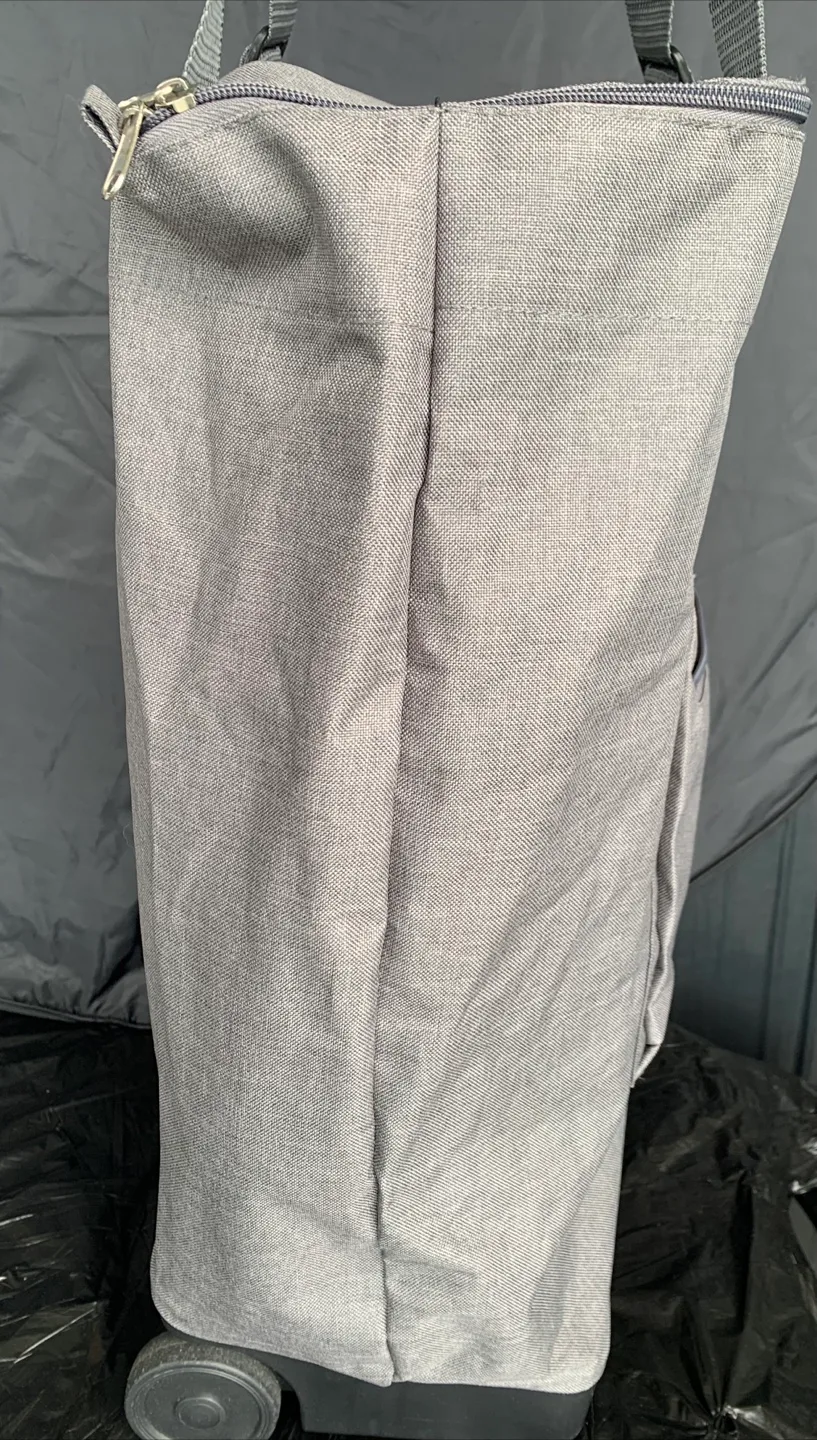 Foldable Shopping Trolley (Light Grey) image indicator(8)