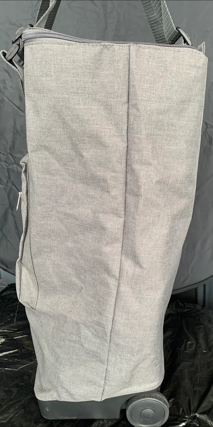 Foldable Shopping Trolley (Light Grey) image indicator(6)