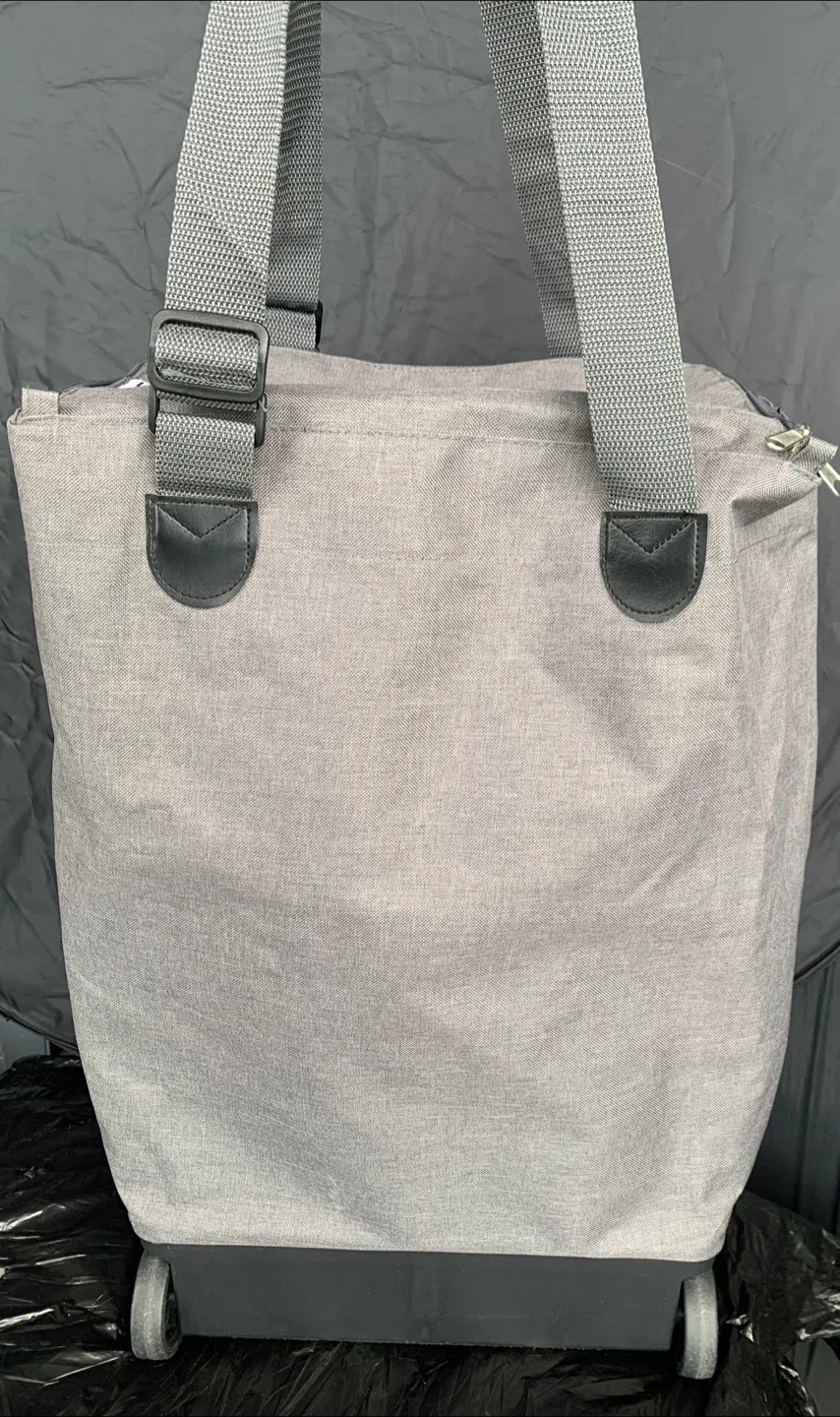 Foldable Shopping Trolley (Light Grey) image indicator(7)