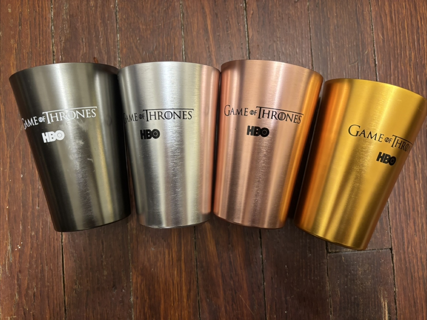 Game of Thrones Finale Collectible Metal Cups