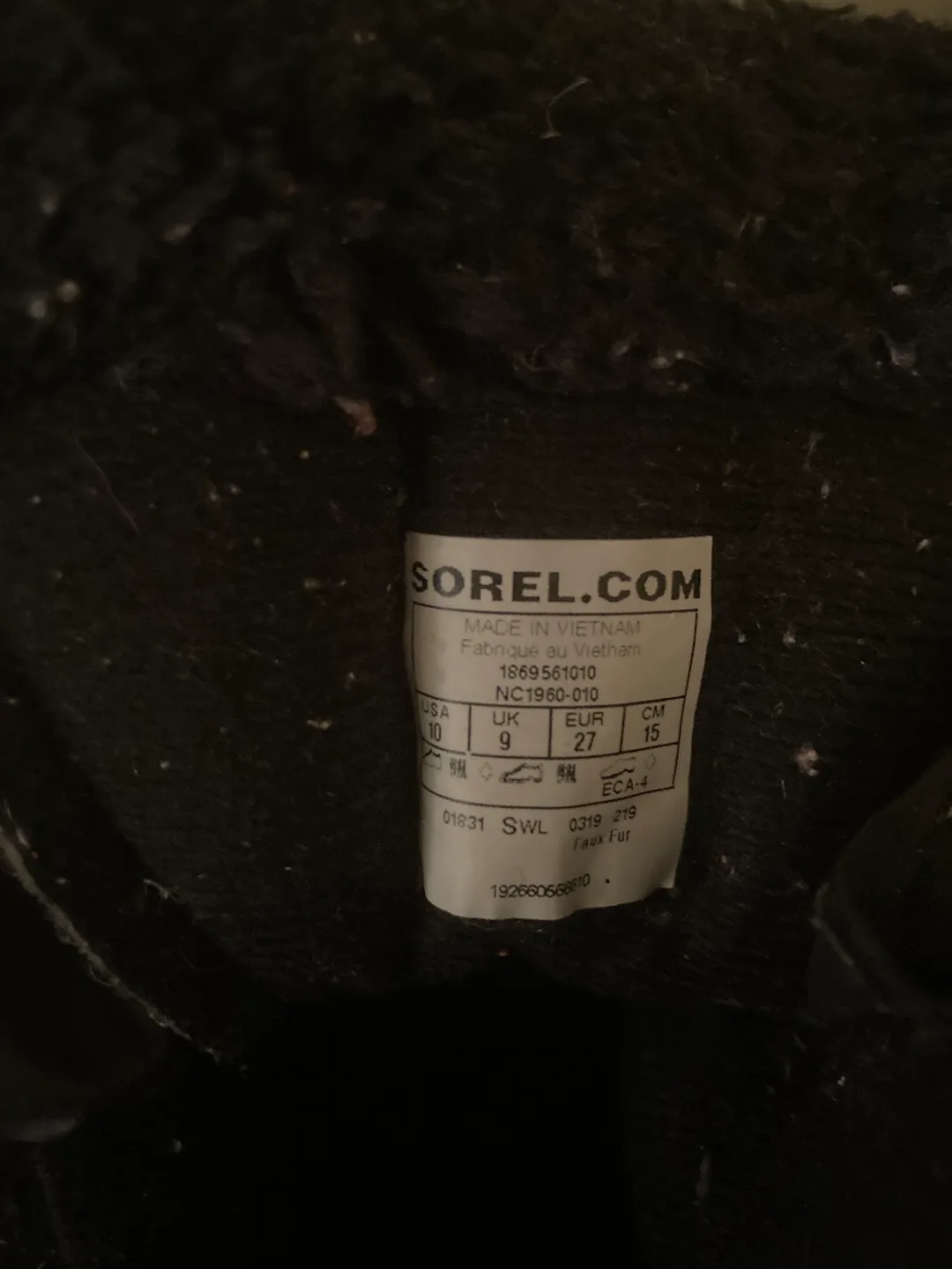 Sorel Black toddler Winter Boots - Size 10 image indicator(3)