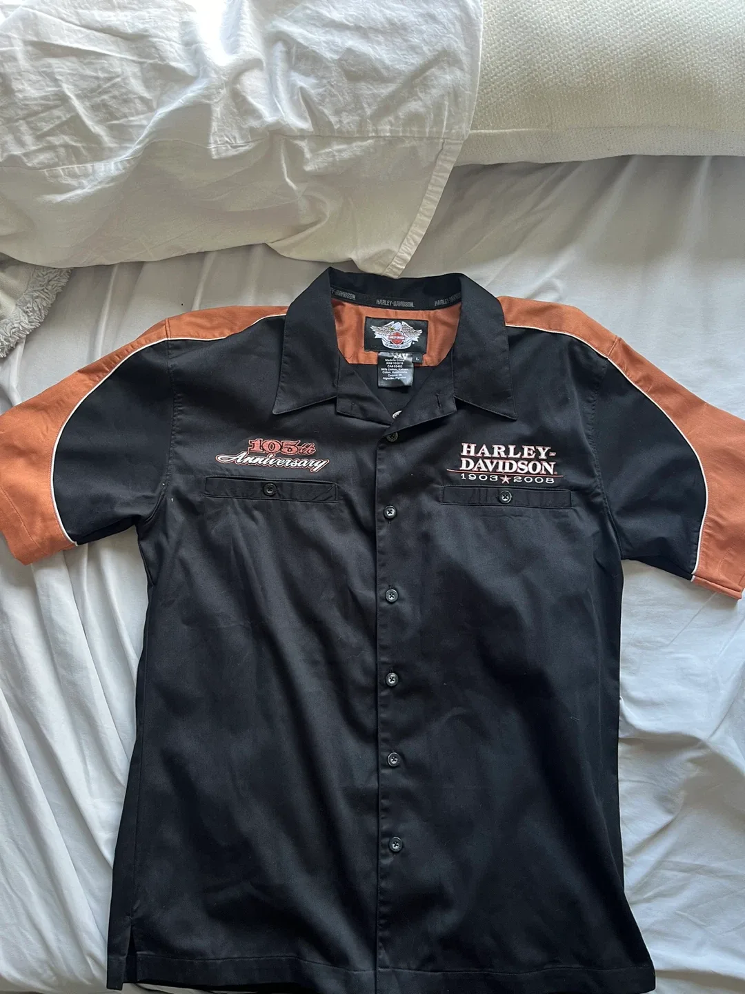 Harley-Davidson 105th Anniversary Shirt - Size L