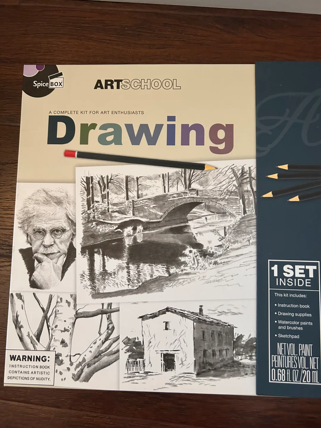 SpiceBox Art School Drawing Kit – Complete Set thumbnail