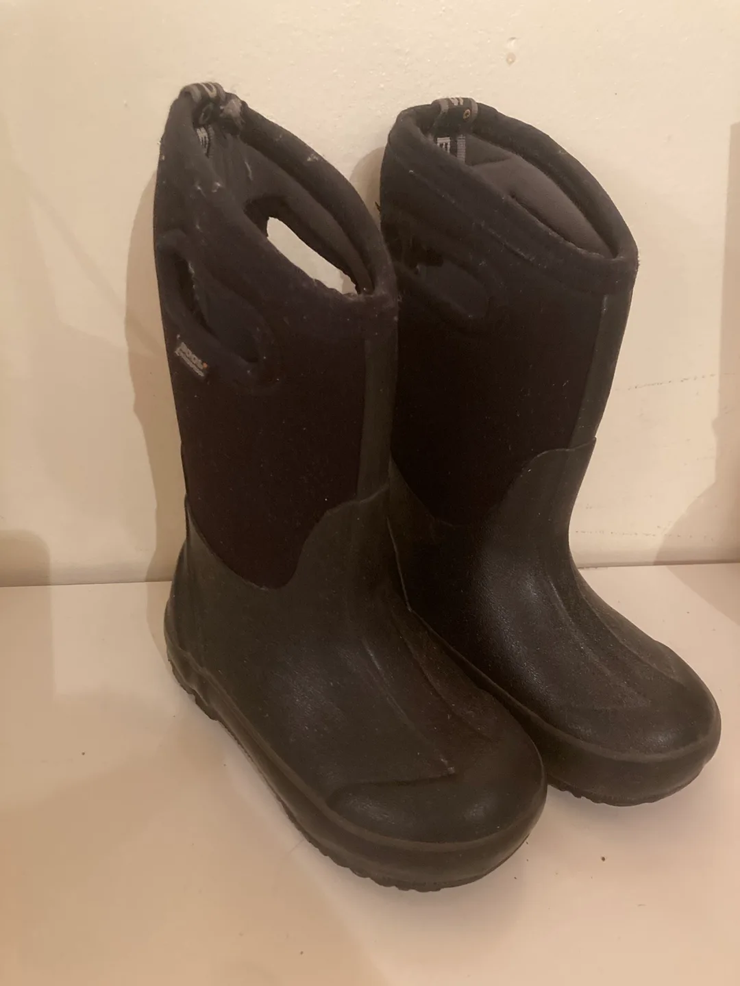 Bogs Black Winter kids Boots -30• - Size 10 thumbnail