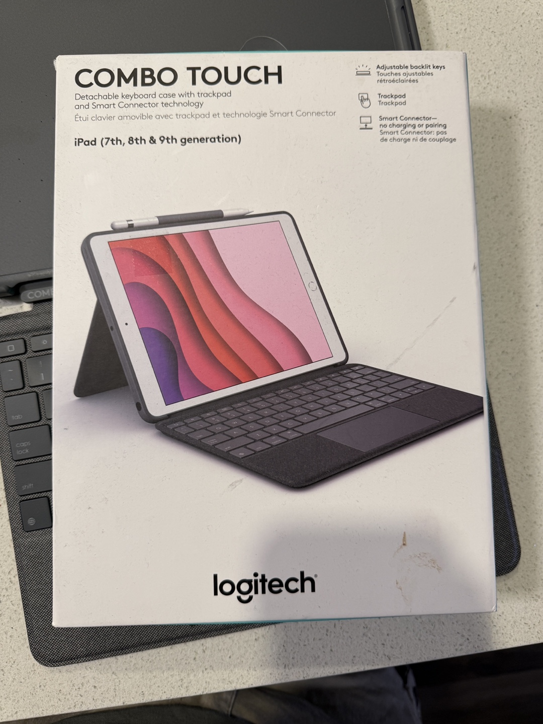 Logitech Combo Touch iPad (7th/8th/9th gen) Keyboard Case - photo 3