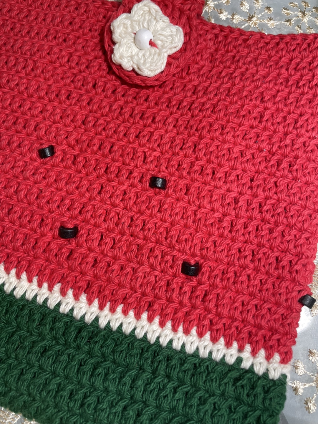 Handmade Crochet Watermelon Bag - photo 3