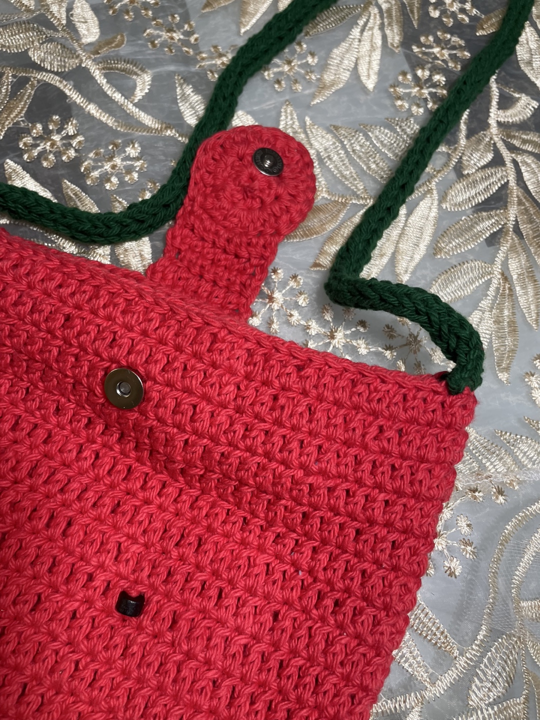 Handmade Crochet Watermelon Bag - photo 4