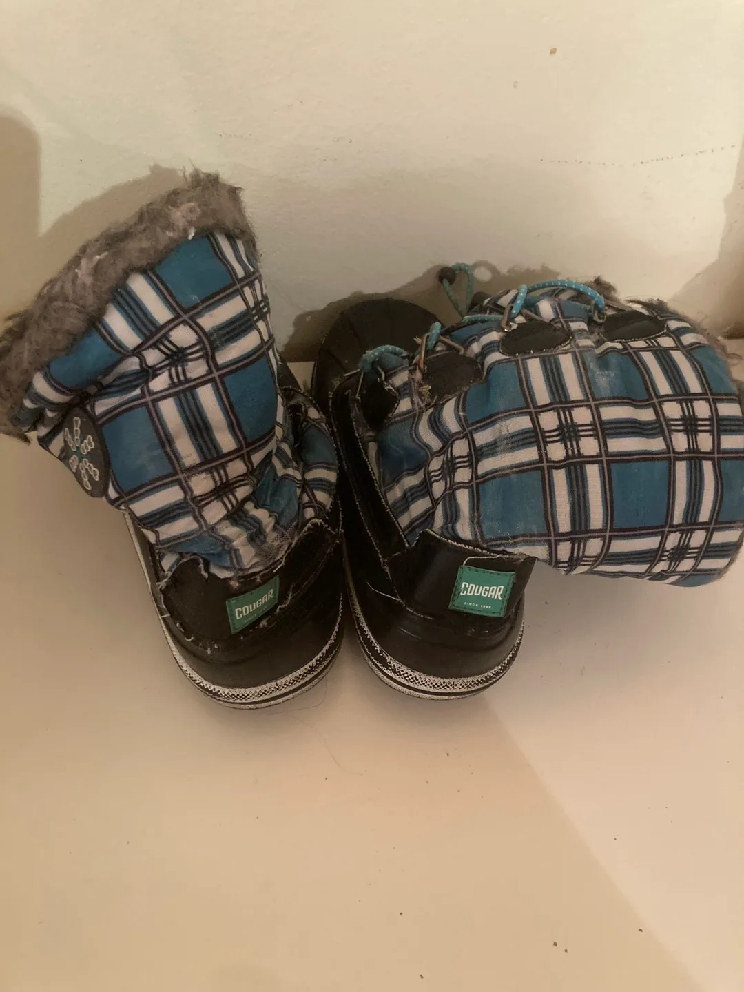 Cougar Plaid kids Winter Boots - size 11M image indicator(2)