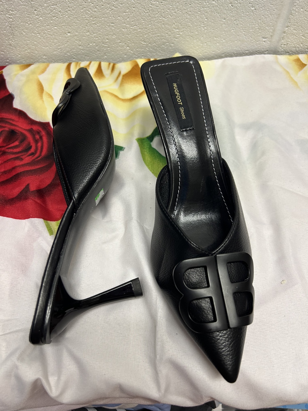 HUGFOOT Shoes Black Mules - Size 38 - photo 3