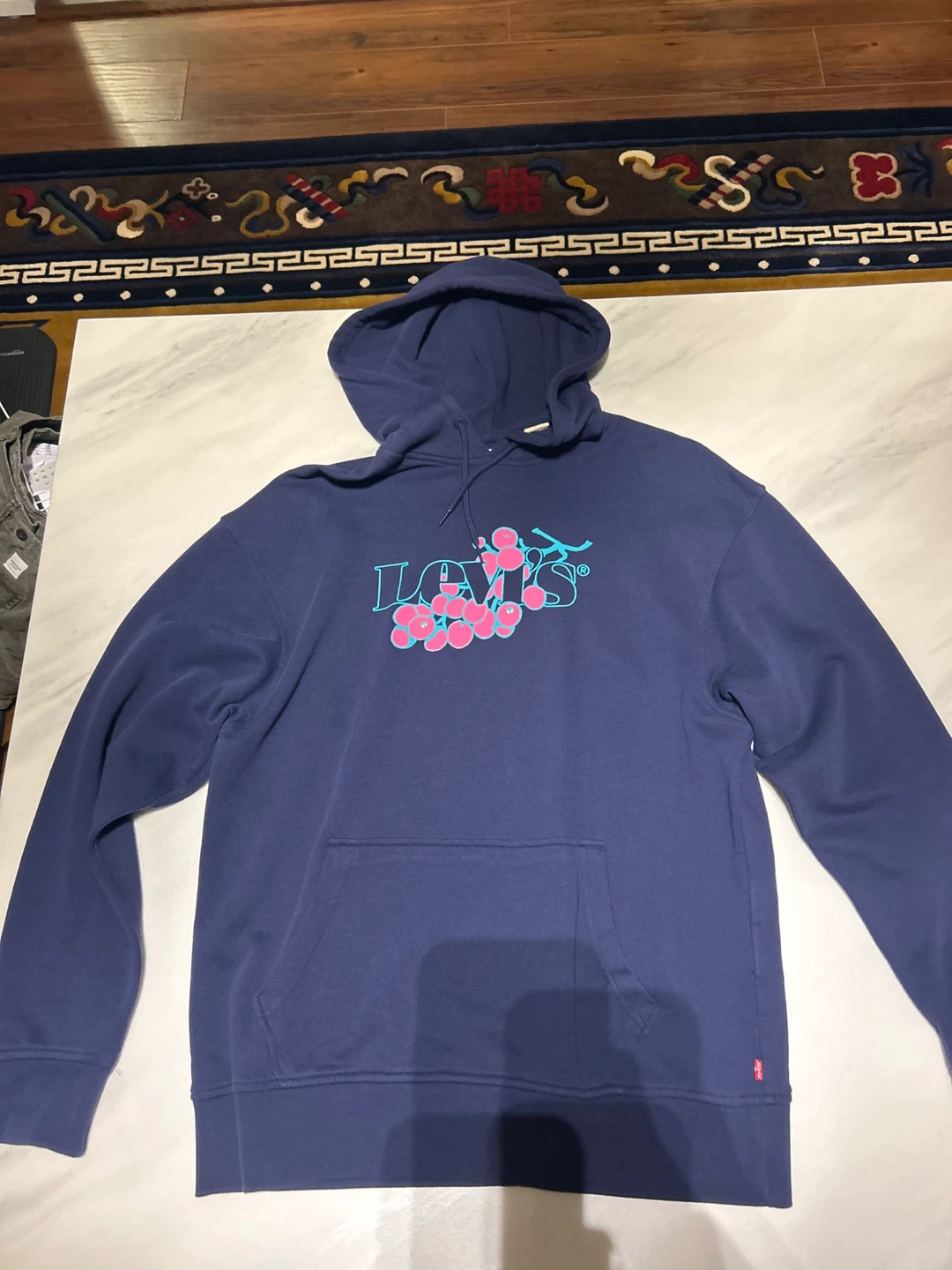 Men’s Dark Blue Levi’s Graphic Hoodie