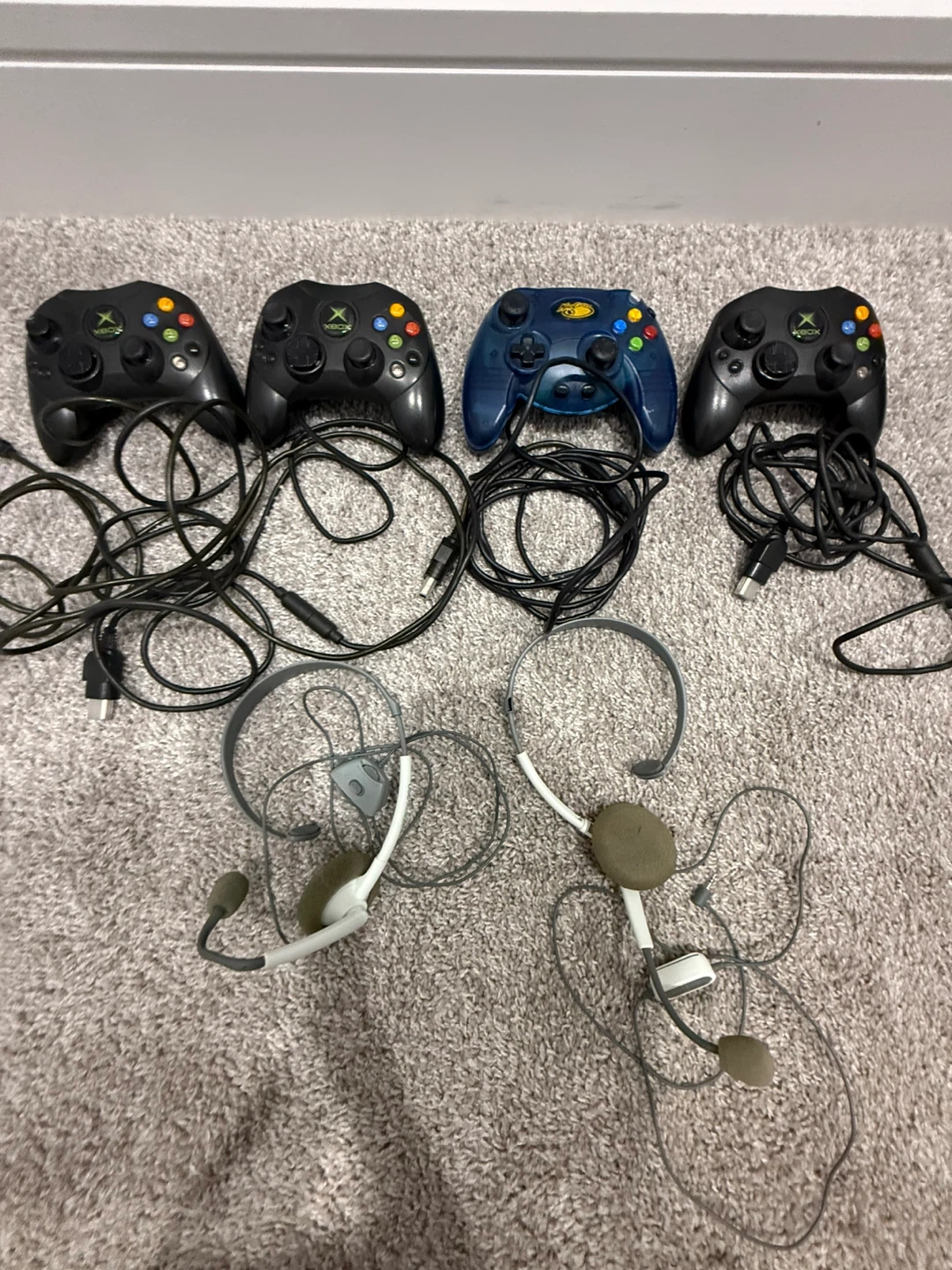 Original Xbox Console & Controllers