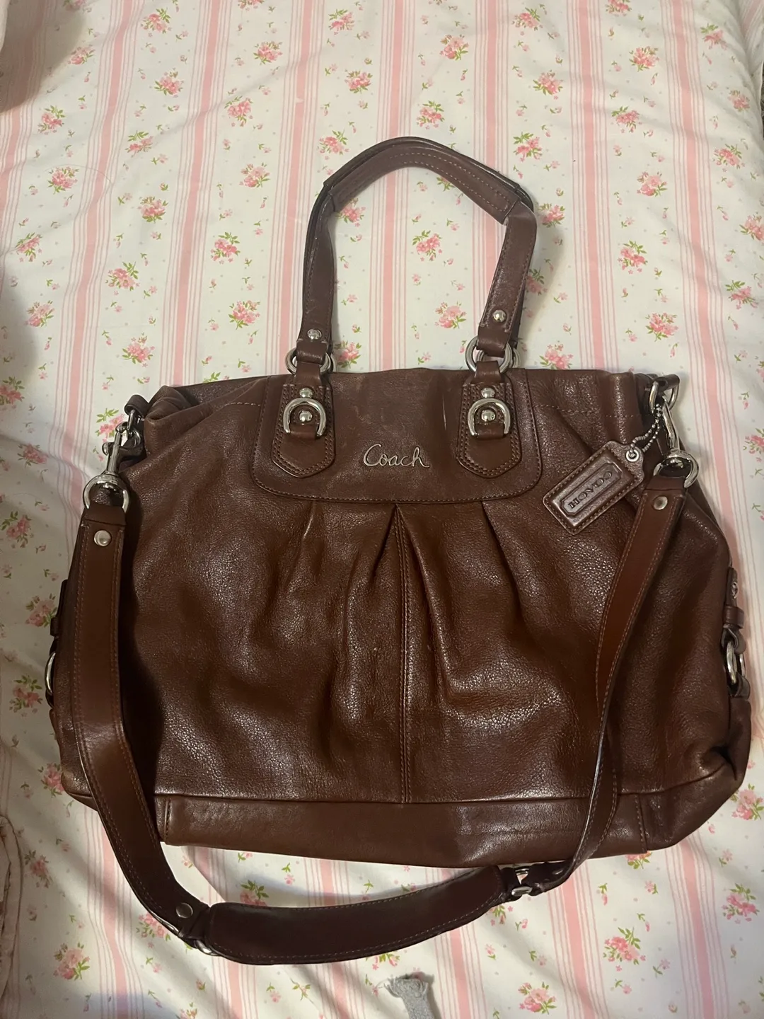 Coach Brown Leather Handbag