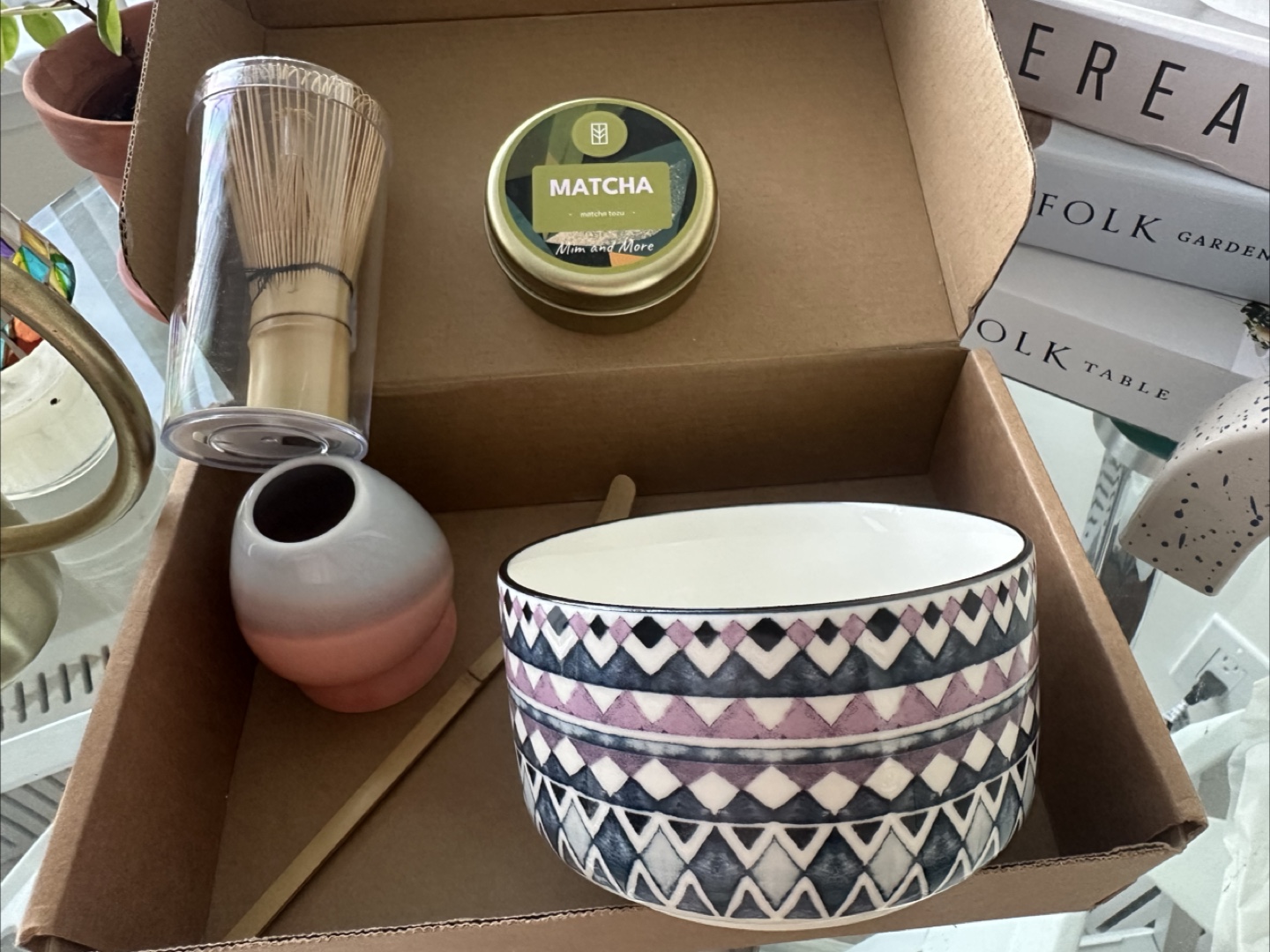 Matcha Tea Set with Bowl, Whisk, and More - photo 2