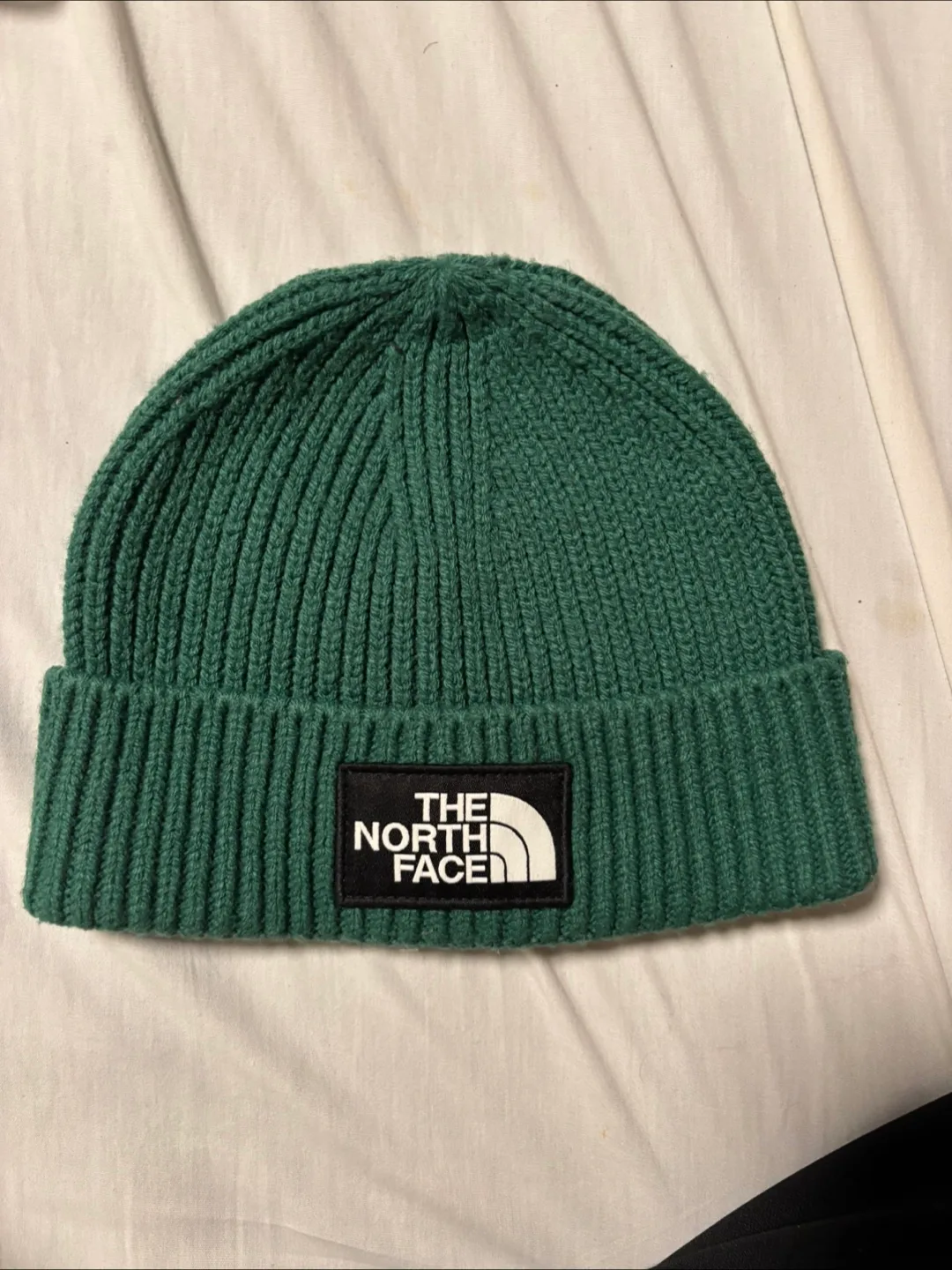 The North Face Beanie - Green for adults