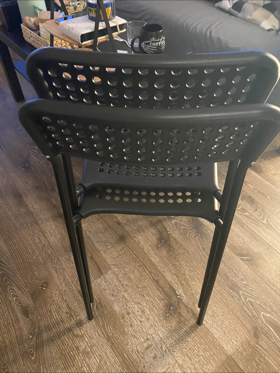 IKEA Adde Black Chair - photo 3