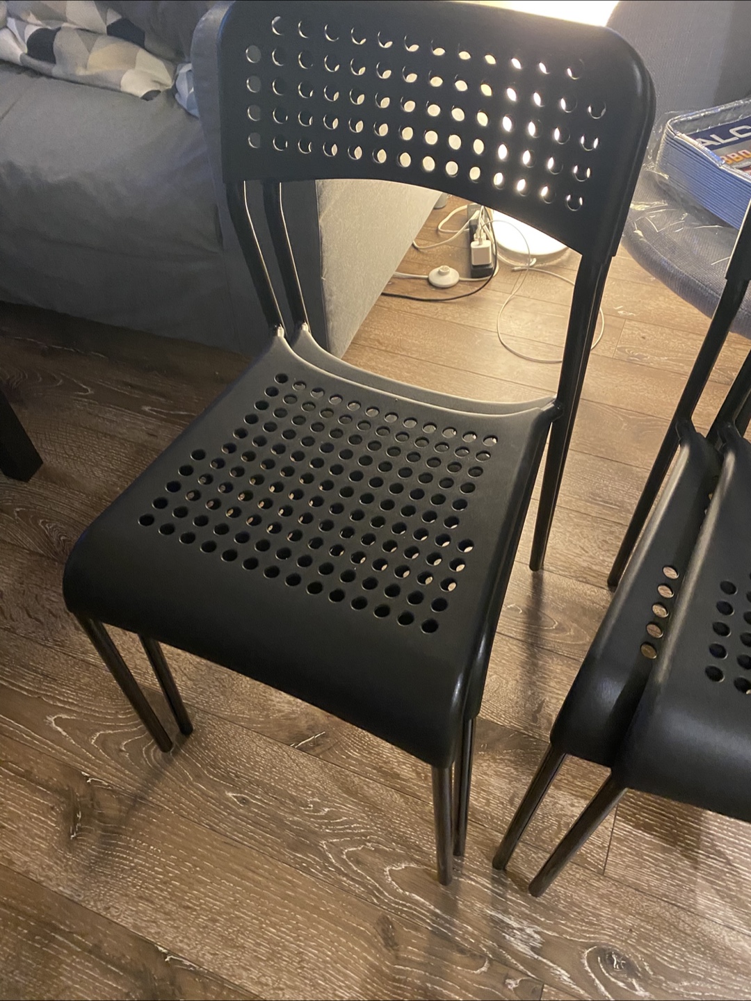 IKEA Adde Black Chair