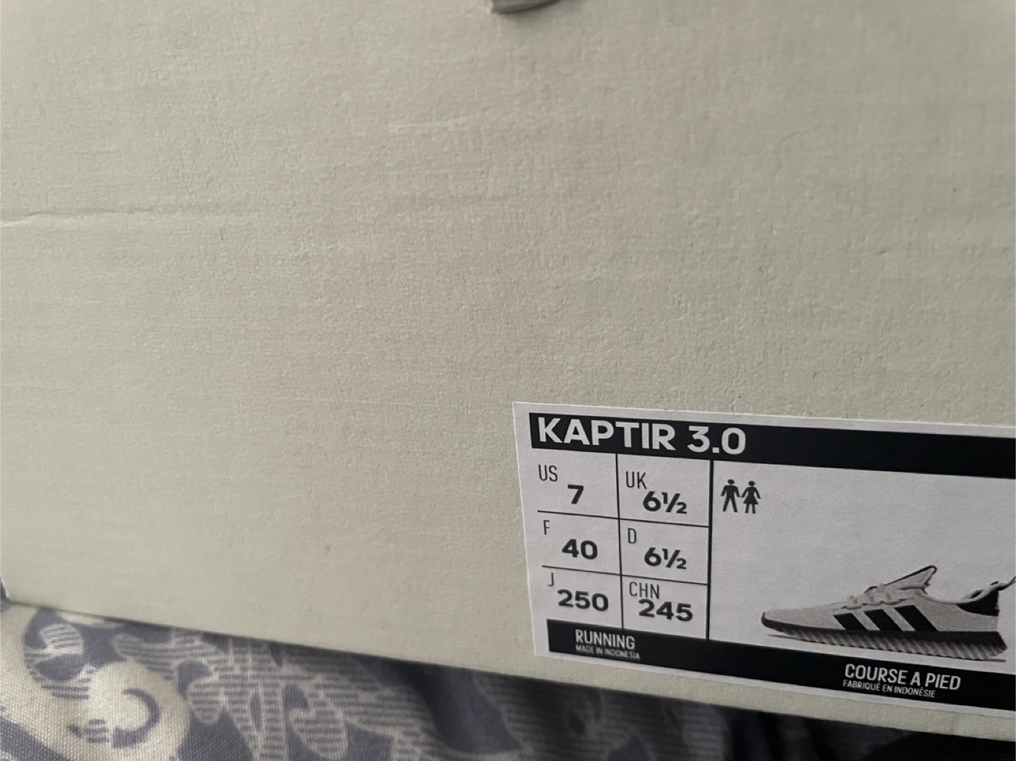 Adidas Kaptir 3.0 White Sneakers - US 7 - photo 2
