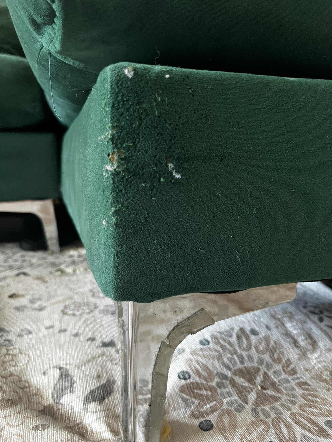 Green Sectional Sofa, 130.5" Width - photo 2