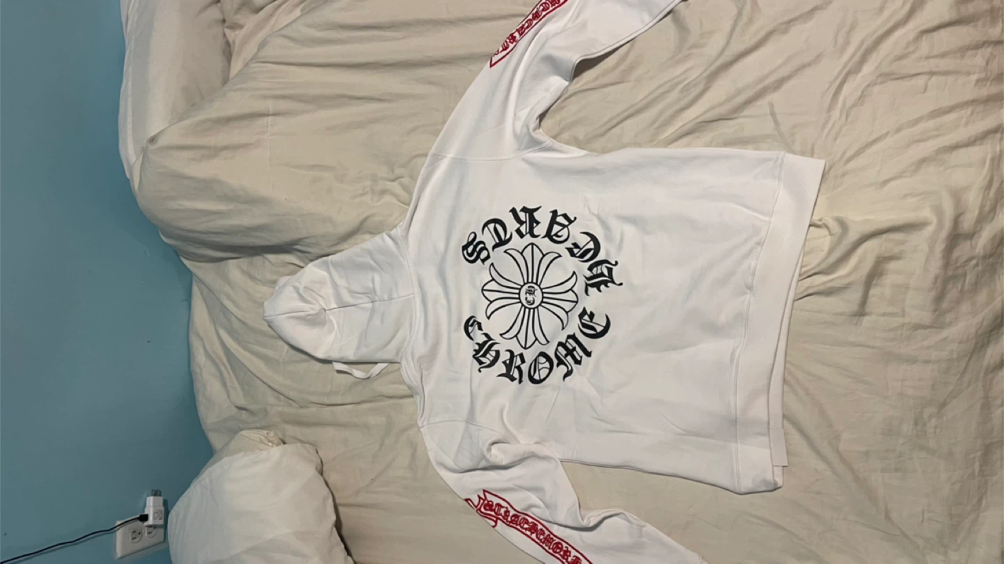 Chrome Hearts White Hoodie