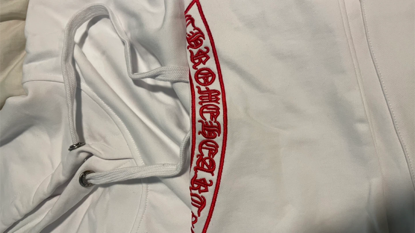 Chrome Hearts White Hoodie - photo 3