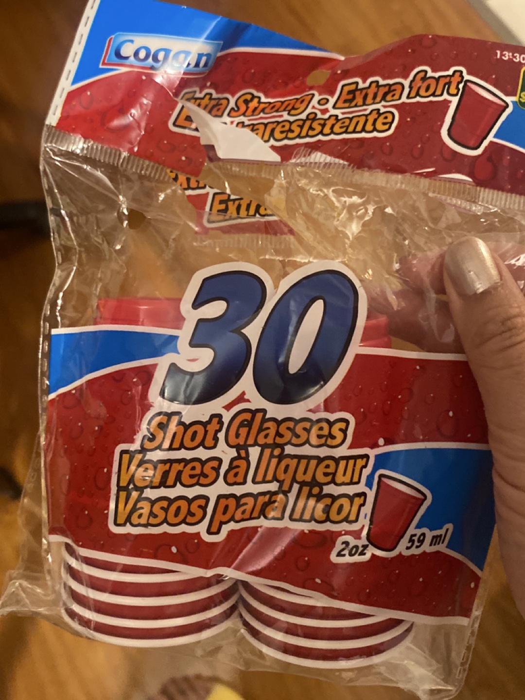 Plastic shot glasses 12 count