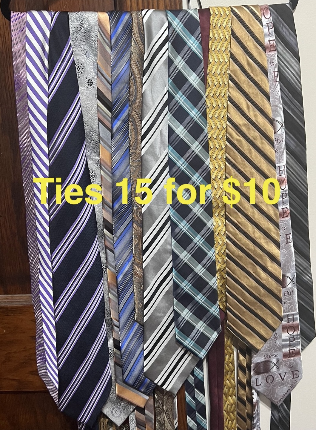 Ties - 15 for $10