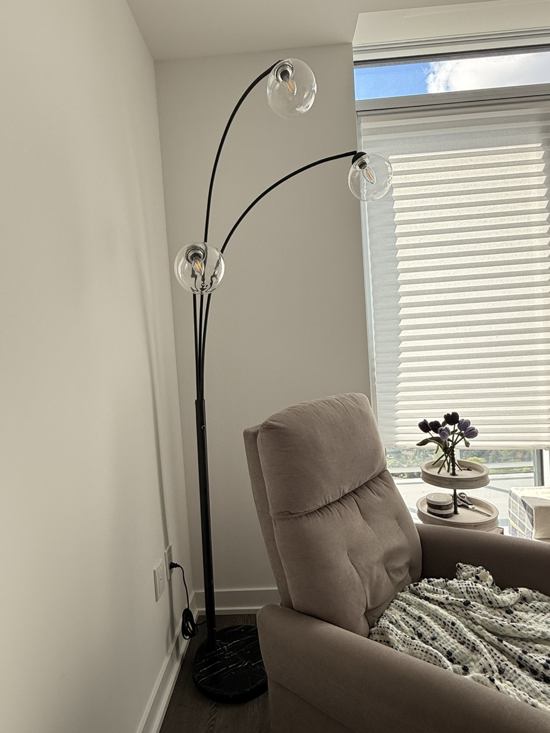 82" Arc Floor Lamp - Mid-Century Style