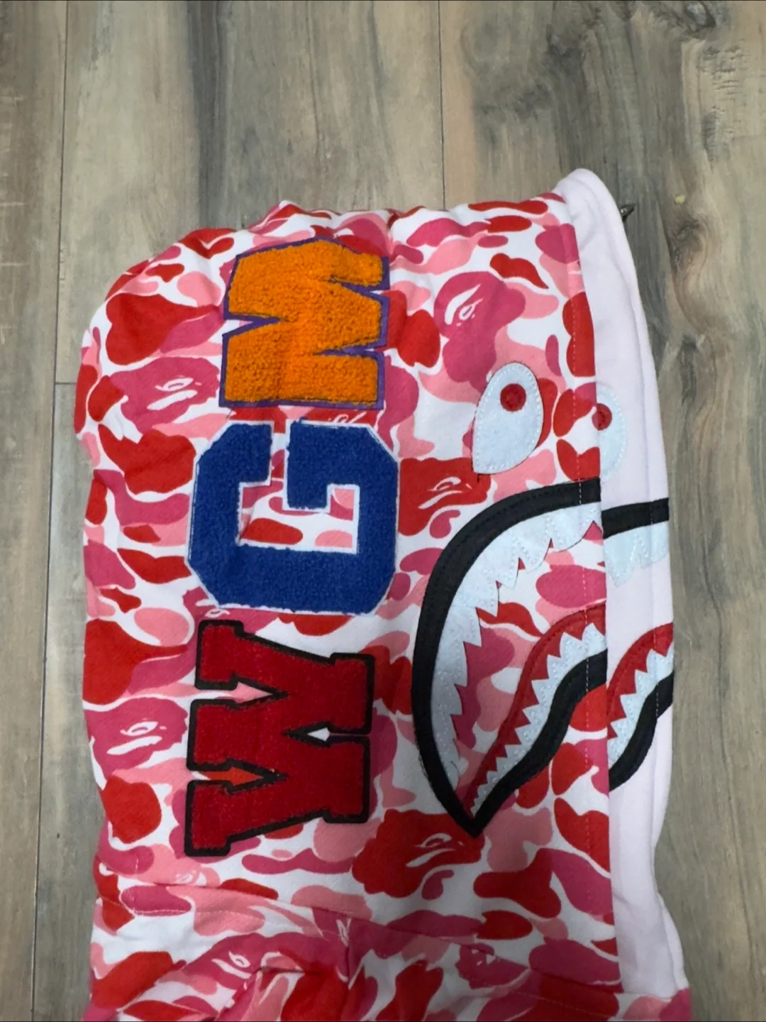 BAPE Pink Camo Full Zip Hoodie image indicator(6)