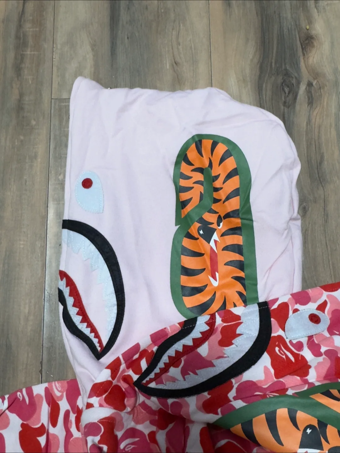 BAPE Pink Camo Full Zip Hoodie image indicator(9)