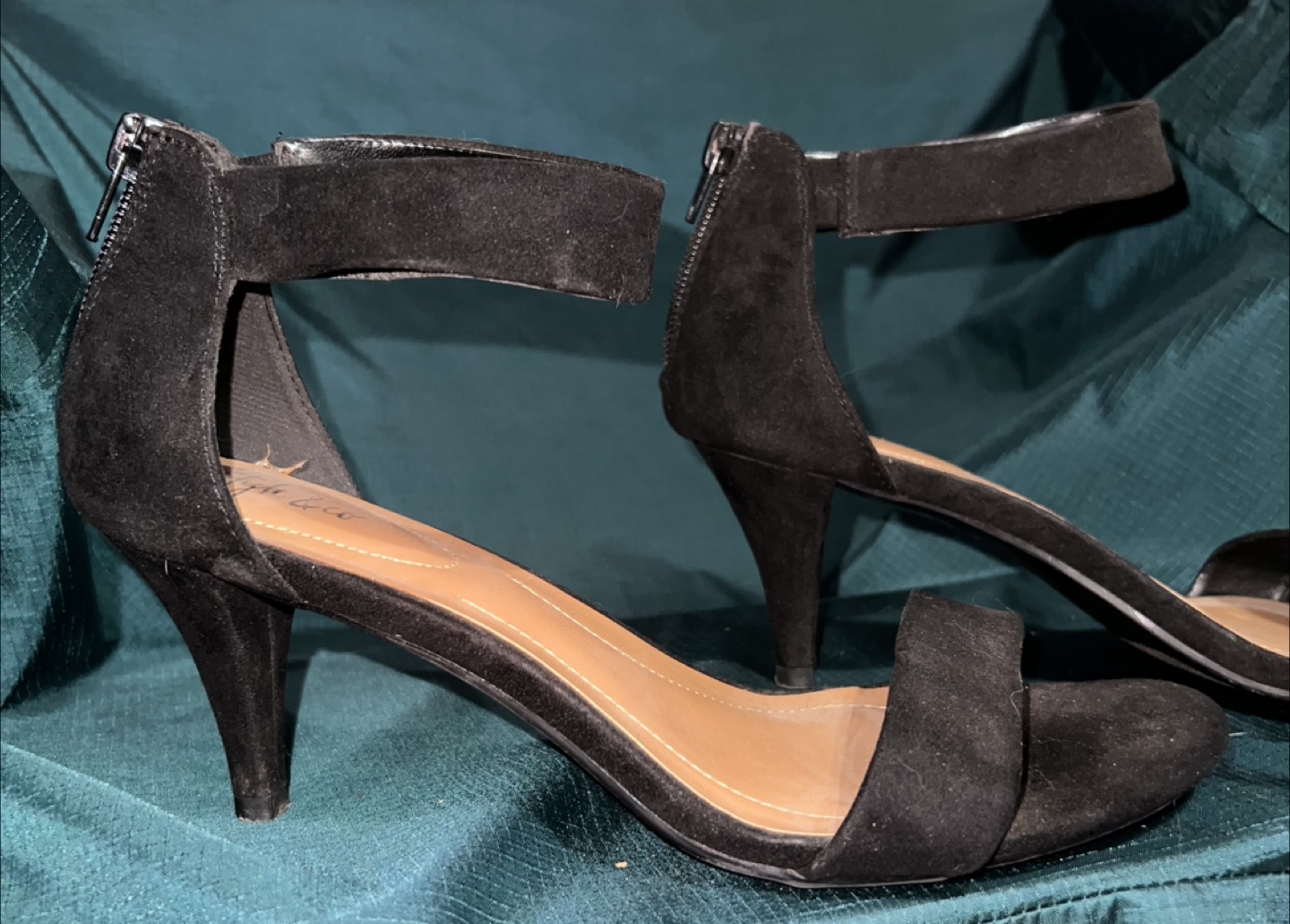 Style & Co. Black Suede Heels - Size 8.5W - photo 2