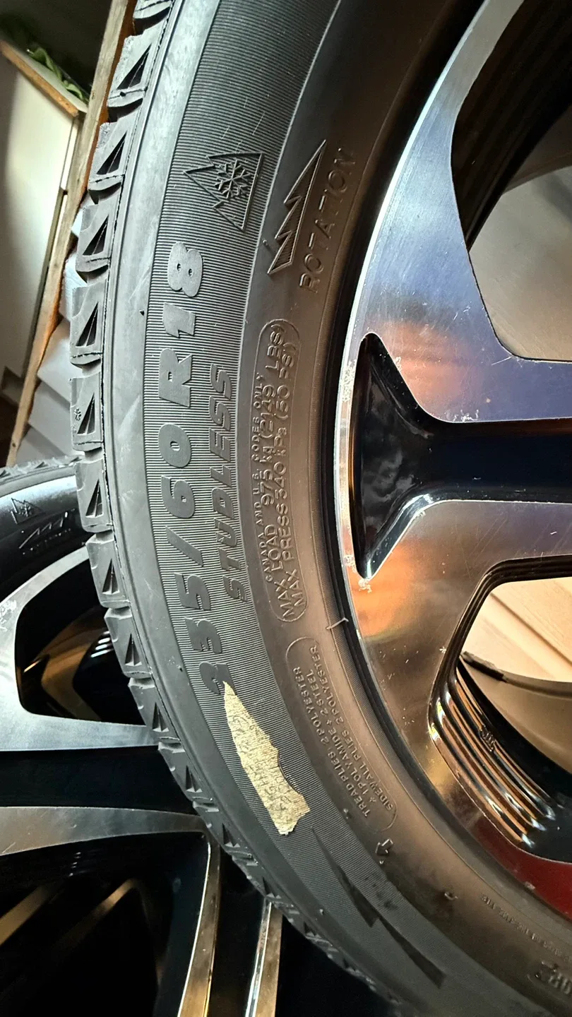 235/60R18 Acura RDX  winter tires with rims image indicator(3)