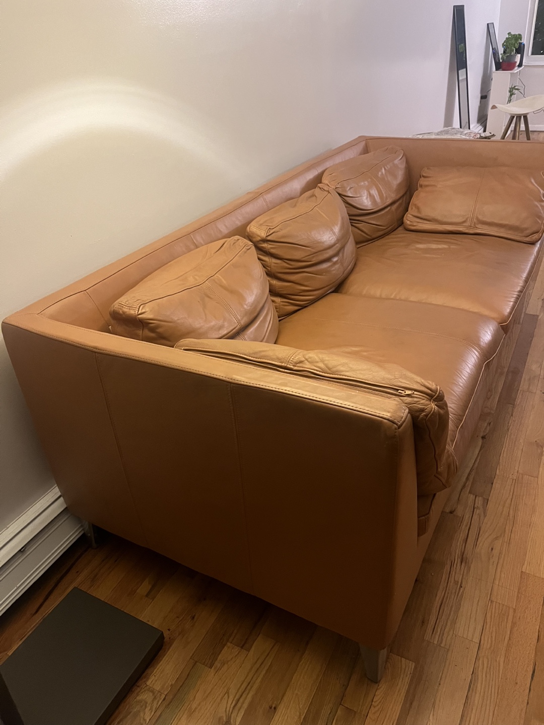 Leather Sofa - Brown - photo 2
