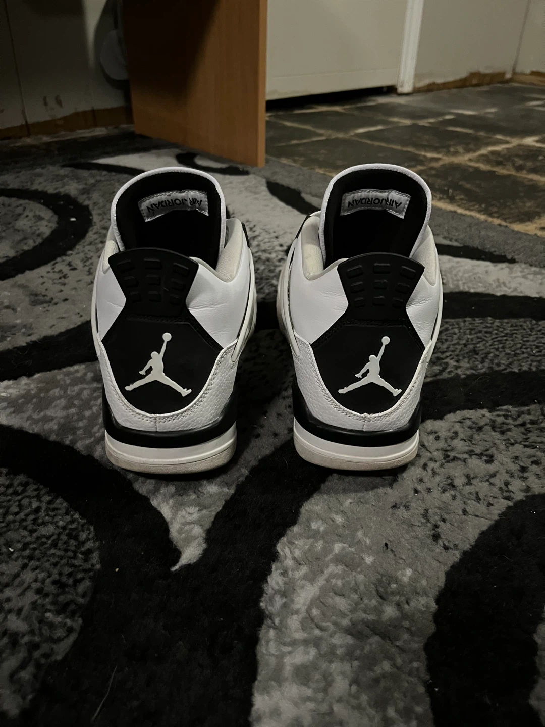 Jordan 4 Military Black (UA) - photo 4