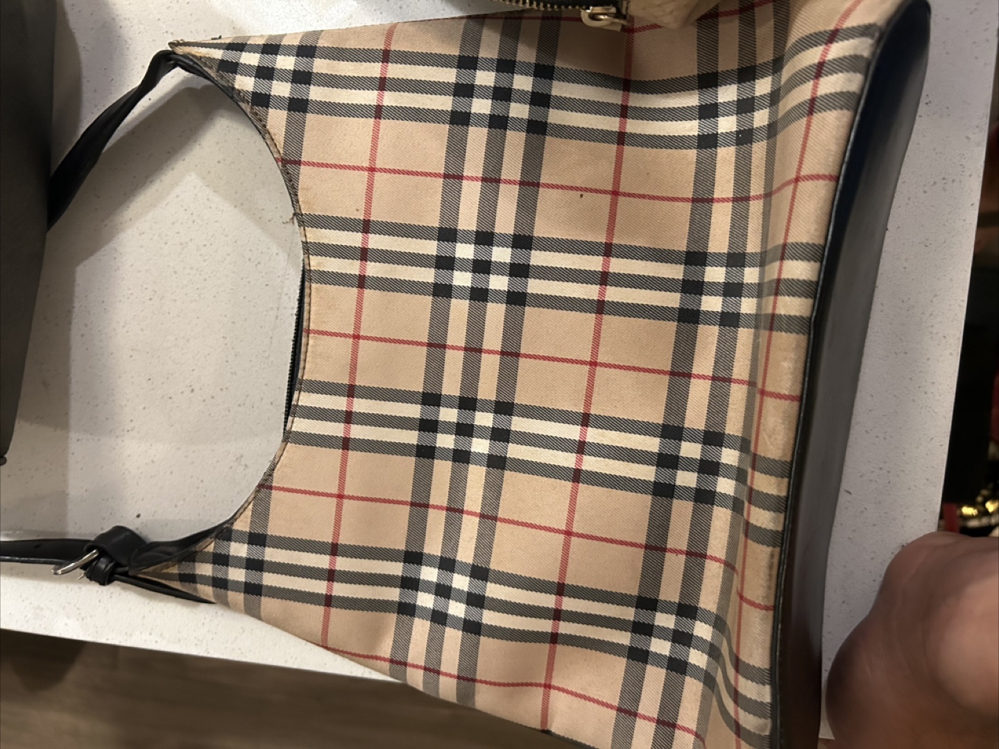 Burberry look Plaid Shoulder Bag with a total lot of six bags - photo 5