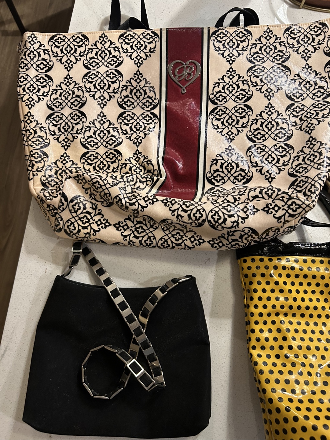 Assorted Used Purses and Handbags lot of 9 - photo 2