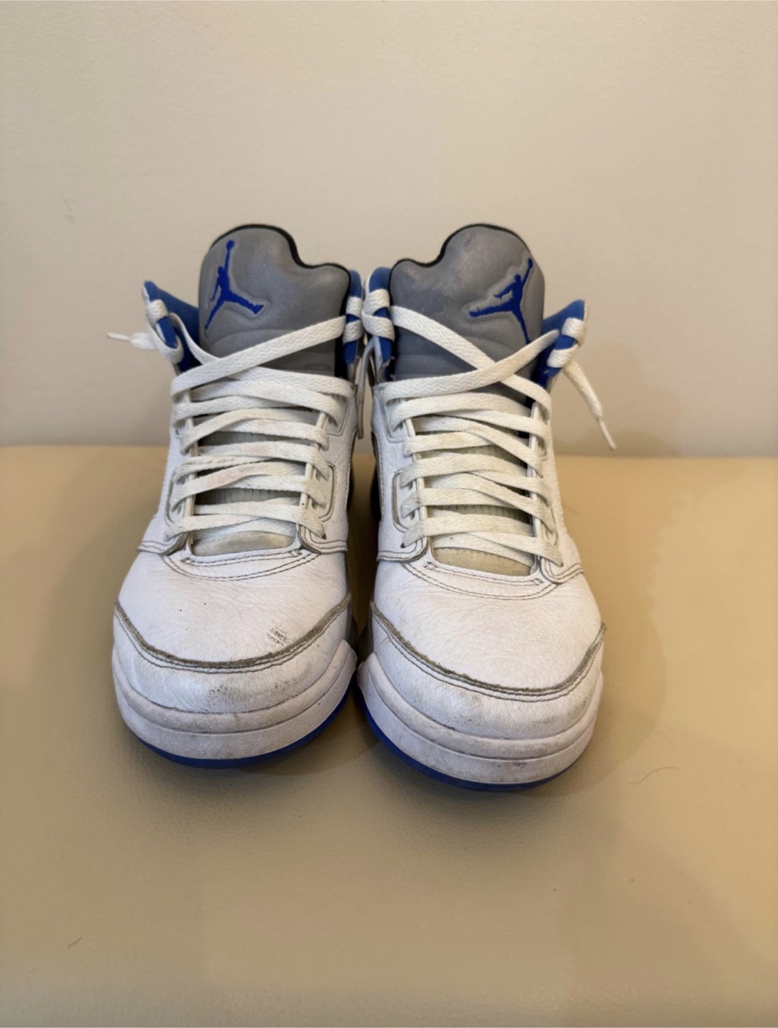 Air Jordan 5 Retro White/Blue - photo 2