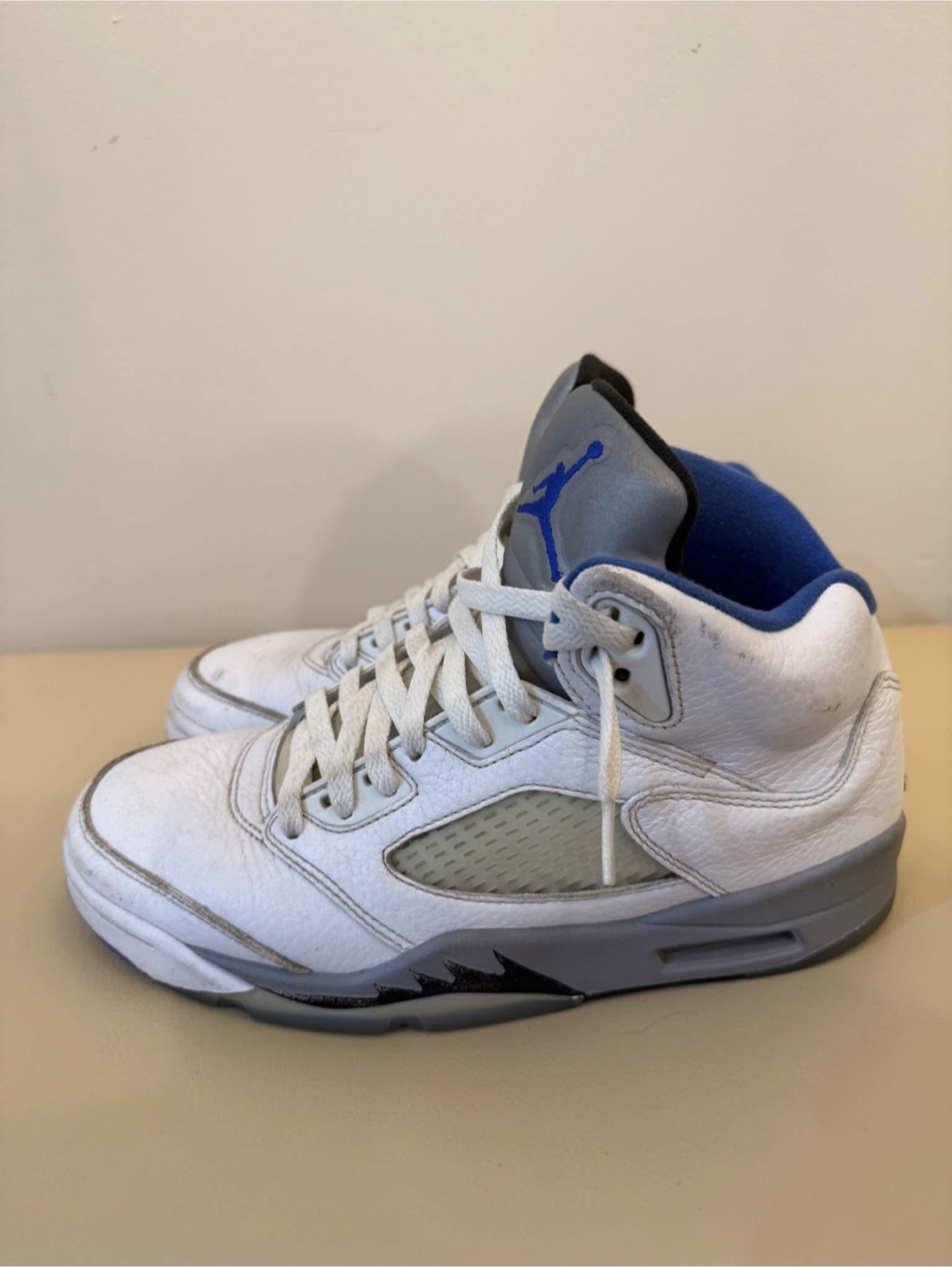 Air Jordan 5 Retro White/Blue - photo 3
