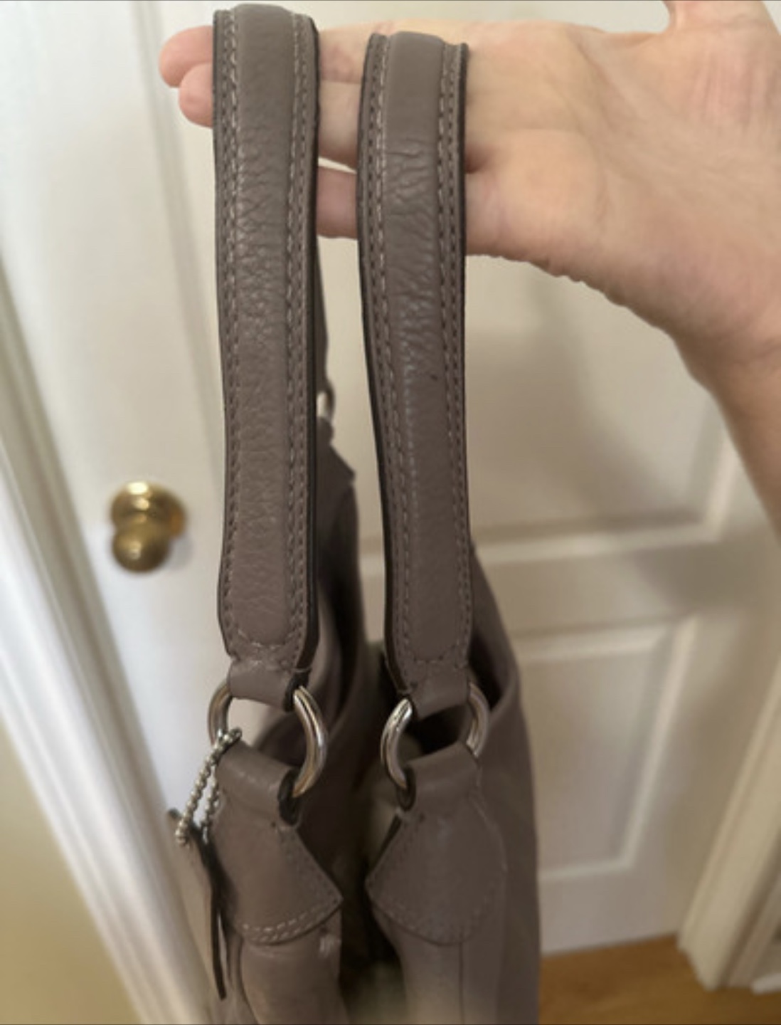 Coach Leather Hobo Bag
