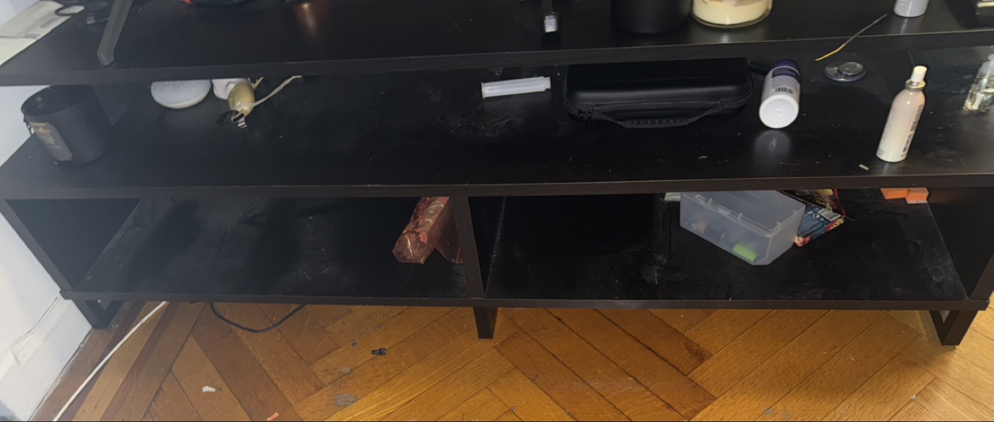 Black TV Stand