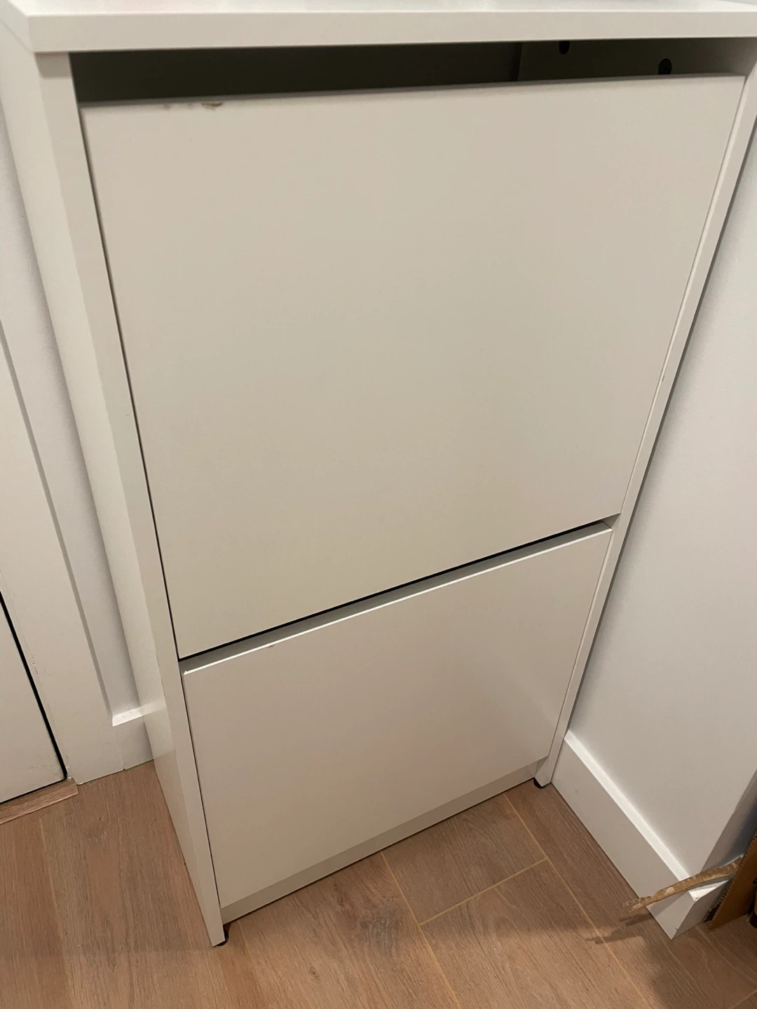 IKEA Bissa White Shoe Cabinet