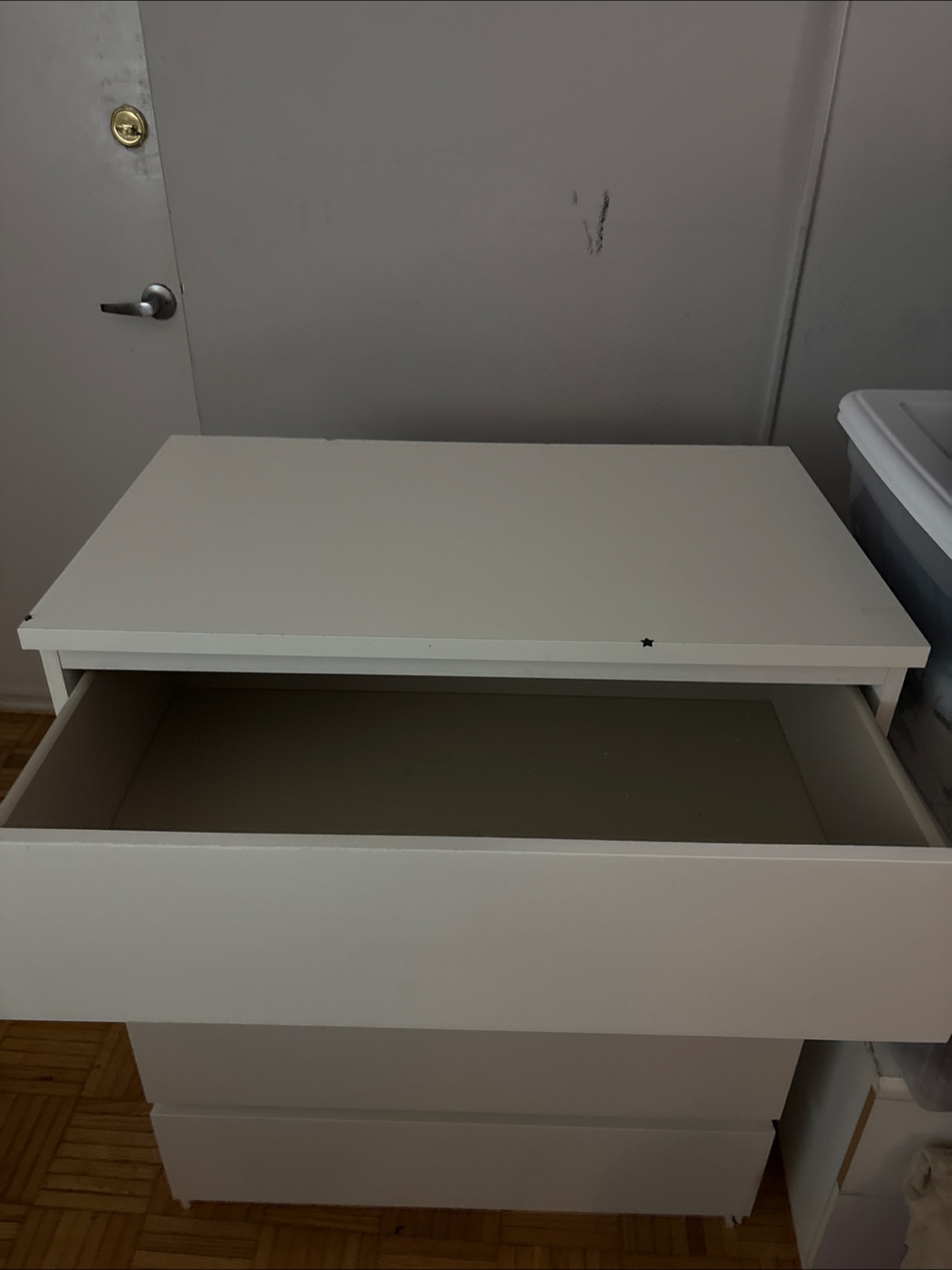 IKEA White 4-Drawer Dresser - photo 3