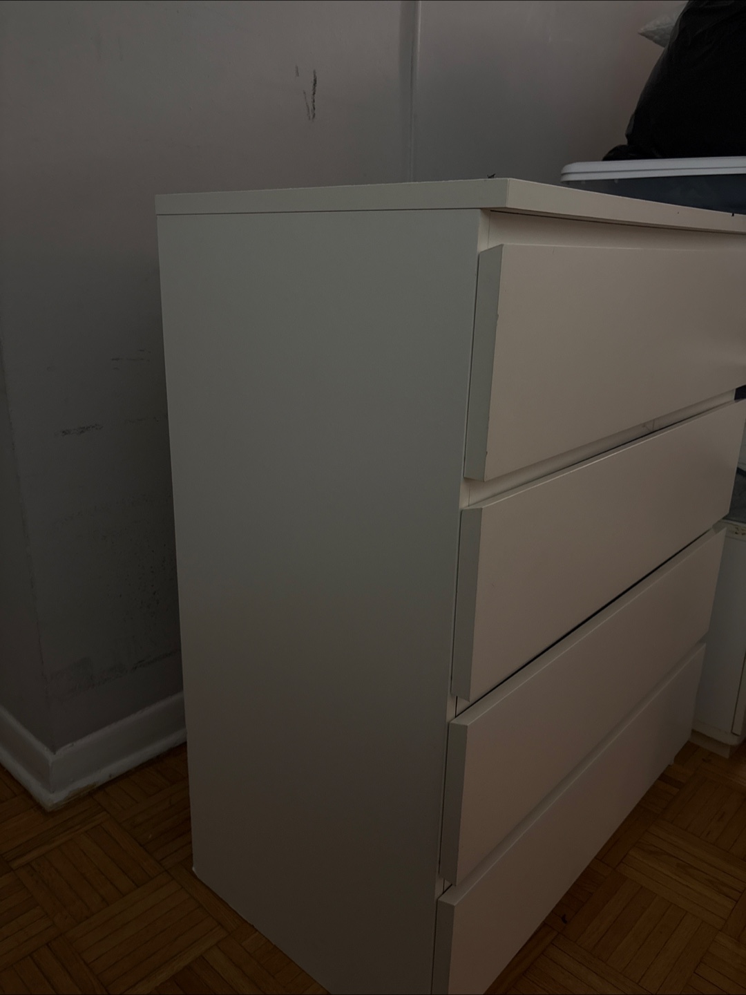 IKEA White 4-Drawer Dresser - photo 2