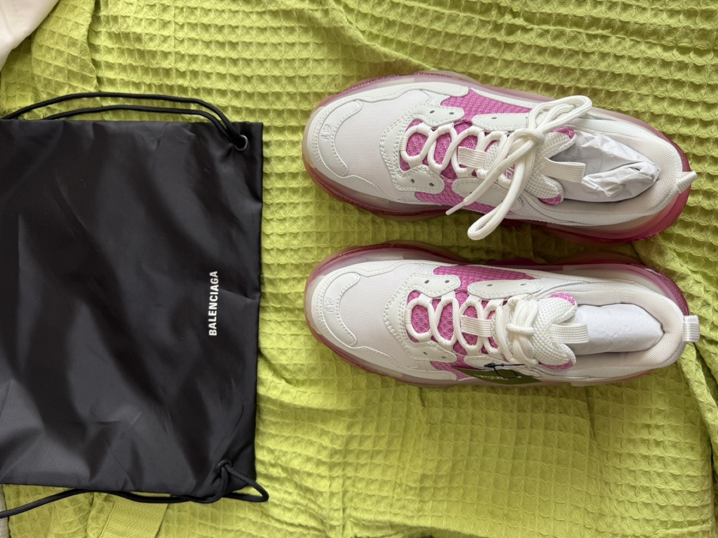 Balenciaga Triple S Pink/White Size 41