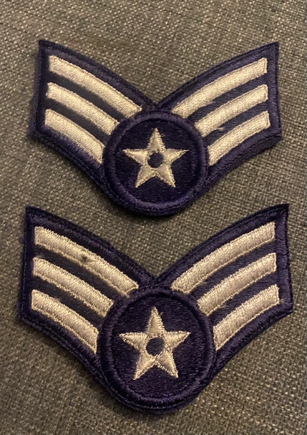 US Air Force E-5 Staff Sergeant Rank Patches thumbnail