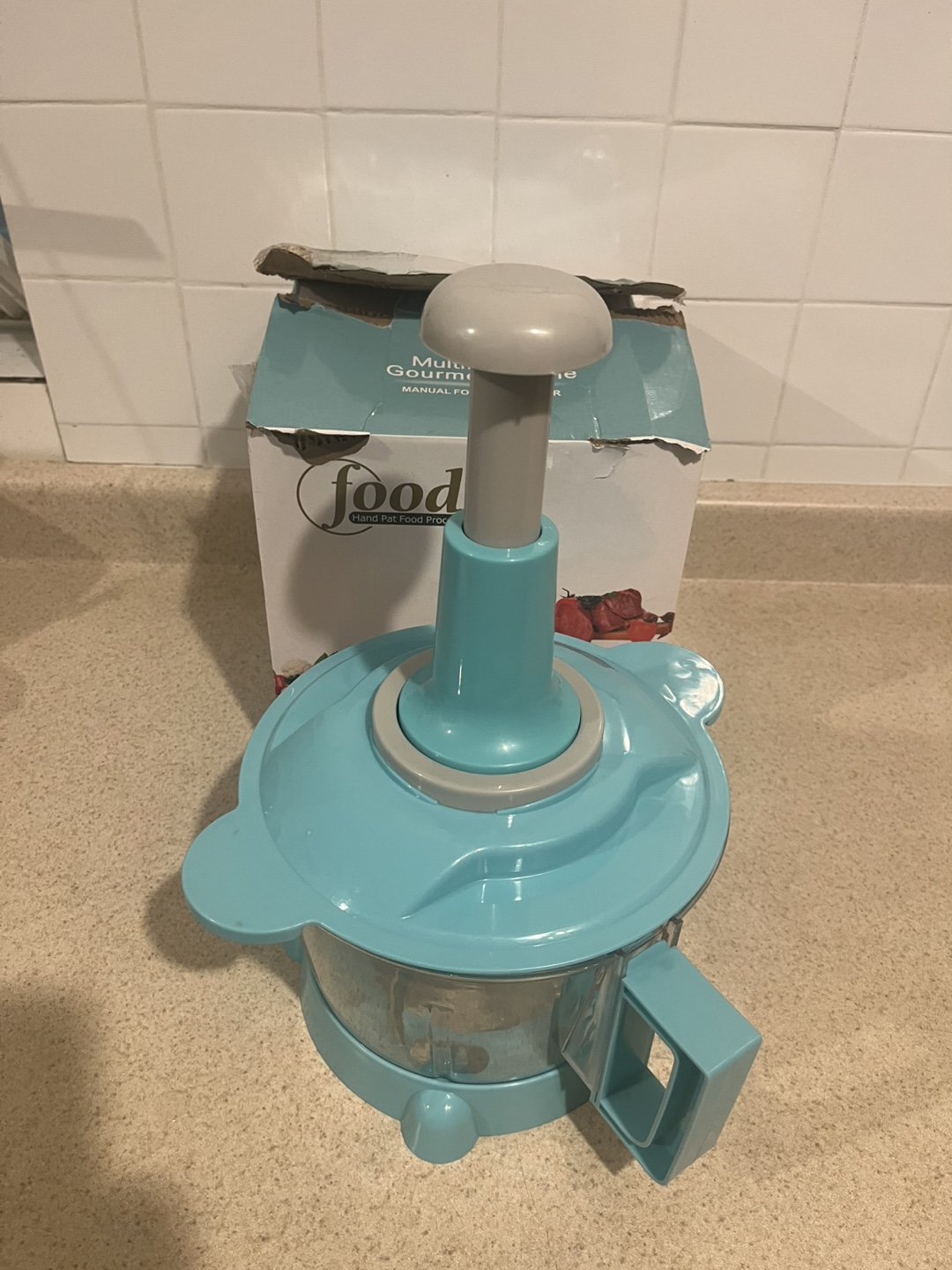 Hand pat food processor
